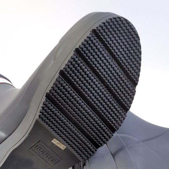 HUNTER Boots Womens 10 ORIGINAL 'PLAY SHORT' Platform Rain Boots SZ - Picture 7 of 9